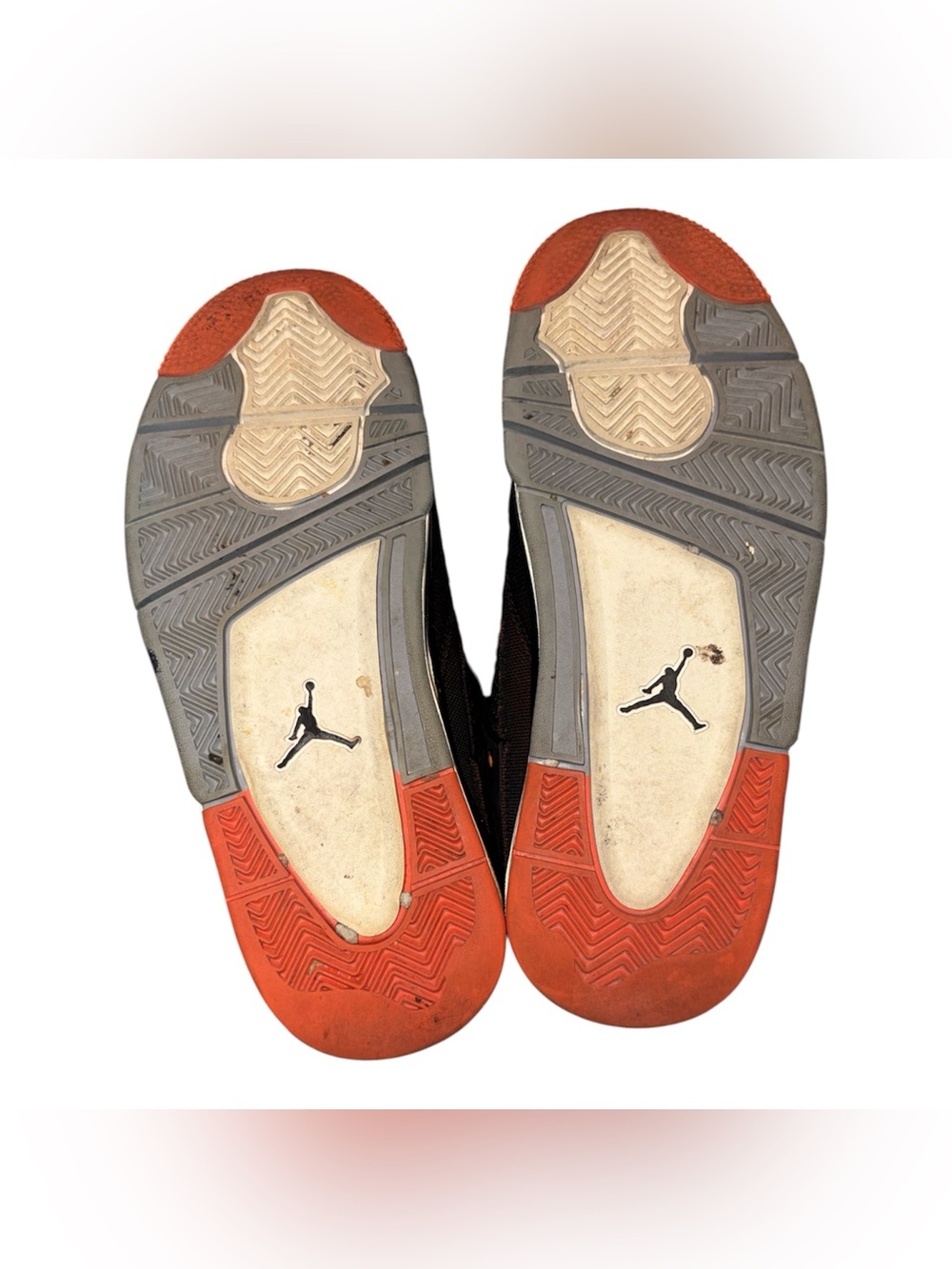 Jordan women Black and Orange Low-Top Athletic Sneakers - Picture 6 of 7